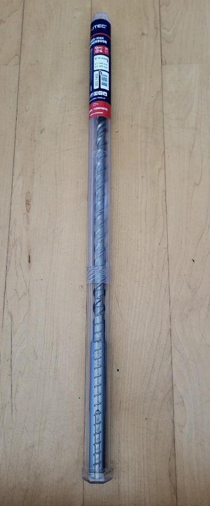 Nieuw 1 stuks Rotec Hamerboor SDS-MAX Quattro-X Ø 16,0 x 400, Doe-het-zelf en Verbouw, Gereedschap | Handgereedschap, Nieuw, Ophalen of Verzenden