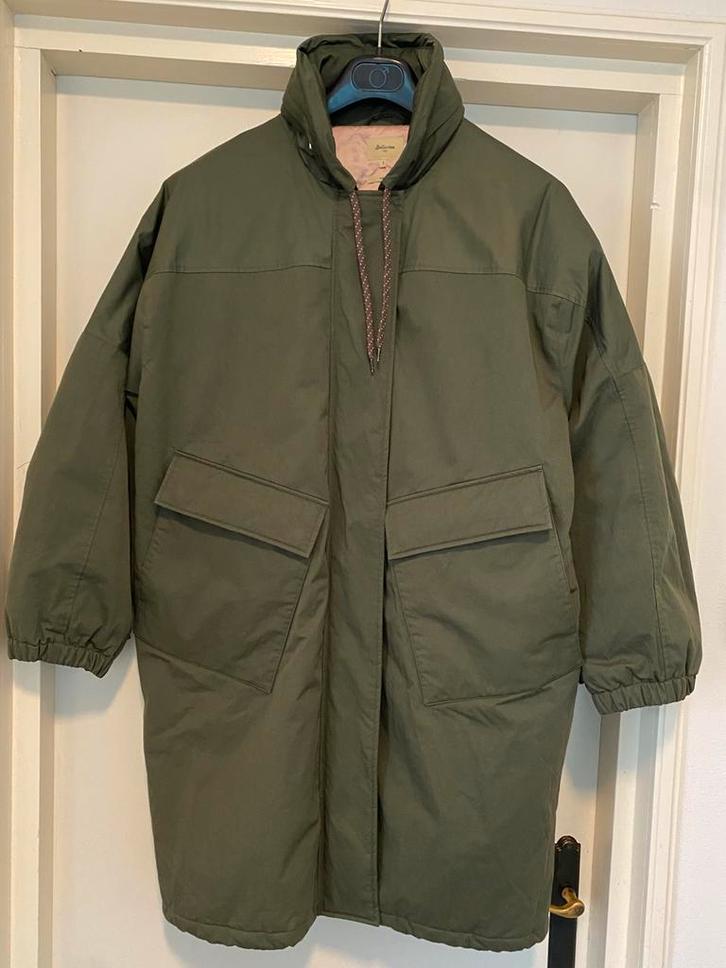 BELLEROSE OVERSIZED PARKA 1 (tm 42), Kleding | Dames, Jassen | Winter, Zo goed als nieuw, Maat 38/40 (M), Groen, Ophalen of Verzenden