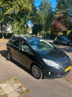 Ford Grand C-Max 1.0 92KW Ecoboost 2014 Zwart, Auto's, Voorwielaandrijving, 745 kg, 125 pk, 74 €/maand