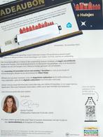 Cadeaubon Hollands Huisje postcodeloterij, Ophalen of Verzenden, Nieuw