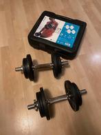Dumbbell set 2x10kg decathlon, Sport en Fitness, Fitnessmaterialen, Ophalen of Verzenden, Zo goed als nieuw, Dumbbell