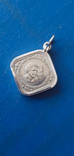 Zilveren munt hanger, Ophalen of Verzenden, Zo goed als nieuw, Zilver, Zilver