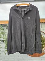 Zwart Philipp Plein Polo Shirt Lange Mouw, Zwart, Ophalen of Verzenden, Zo goed als nieuw, Philipp Plein