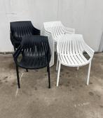 31 stuks horeca terrasstoelen Vondom Spritz armchair, Ophalen, Kunststof, Zwart, Zo goed als nieuw