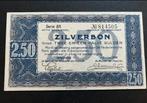 Zilverbon 2 1/2 gulden uit 1938 UNC, Postzegels en Munten, Bankbiljetten | Nederland, Ophalen of Verzenden, 1 gulden