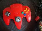 Nintendo 64 controller (rood), Ophalen, Zo goed als nieuw, Wii, Overige controllers
