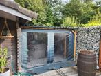 Verandazeilen antraciet met rits (4x 2 stuks), Tuin en Terras, Overkappingen, Ophalen, Zo goed als nieuw, Veranda