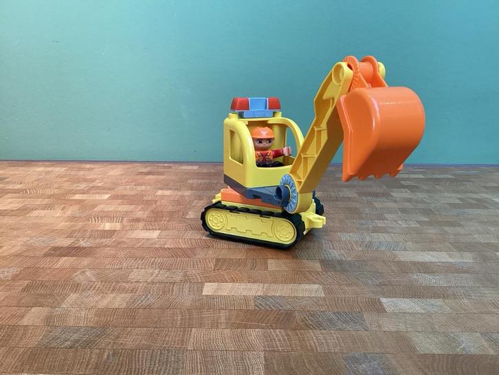 Leuke Duplo Graafmachine met Figuur, Kinderen en Baby's, Speelgoed | Overig, Zo goed als nieuw, Jongen of Meisje, Ophalen of Verzenden