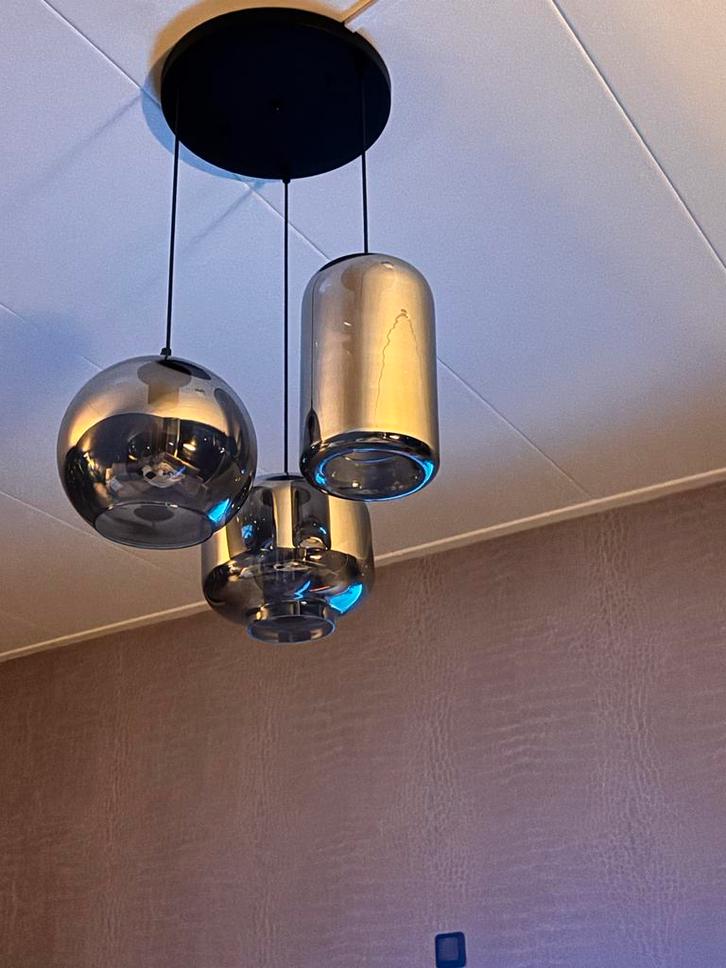 Eric Kuster hanglampen, Huis en Inrichting, Lampen | Hanglampen, Zo goed als nieuw, 75 cm of meer, Glas, Ophalen