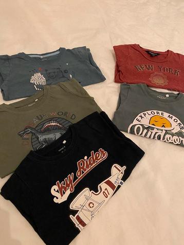 5x longsleeve (mt 92) beschikbaar voor biedingen