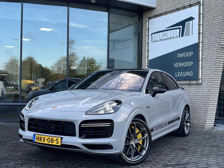 Porsche Cayenne Coupé *TURBO S-E*680PK*CARBON*NL AUTO*APPRO, Auto's, Porsche, Bedrijf, Te koop, Cayenne, 360° camera, 4x4, ABS