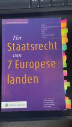 Het staatsrecht van 7 Europese landen negende druk, Ophalen of Verzenden, Gelezen, WO, Wolters Kluwer