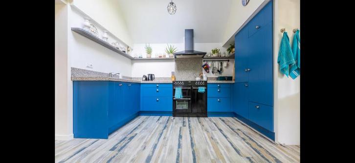 Complete keuken, Huis en Inrichting, Keuken | Complete keukens, Gebruikt, U-keuken, Wit, Kunststof, Ophalen