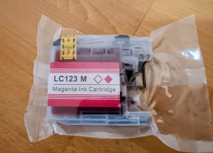 Brother LC 123 cartridges Magenta en Black, Computers en Software, Printerbenodigdheden, Nieuw, Ophalen of Verzenden