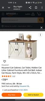 Kattenbak kast, Ophalen