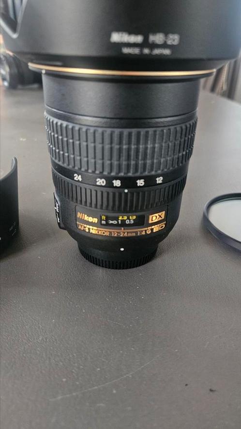 Nikkor AF-S 12-24mm 1:4 G ED DX groothoek lens, Audio, Tv en Foto, Fotografie | Lenzen en Objectieven, Zo goed als nieuw, Groothoeklens