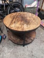 Salontafel mangohout, Ophalen, 50 tot 100 cm, Rond, 50 tot 100 cm