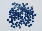 100x LEGO tegels rond donker blauw, Ophalen of Verzenden, Nieuw, Lego