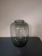 Vaas gerookt glas 35 cm hoog, Huis en Inrichting, Woonaccessoires | Vazen, Ophalen, Overige kleuren, Minder dan 50 cm, Glas