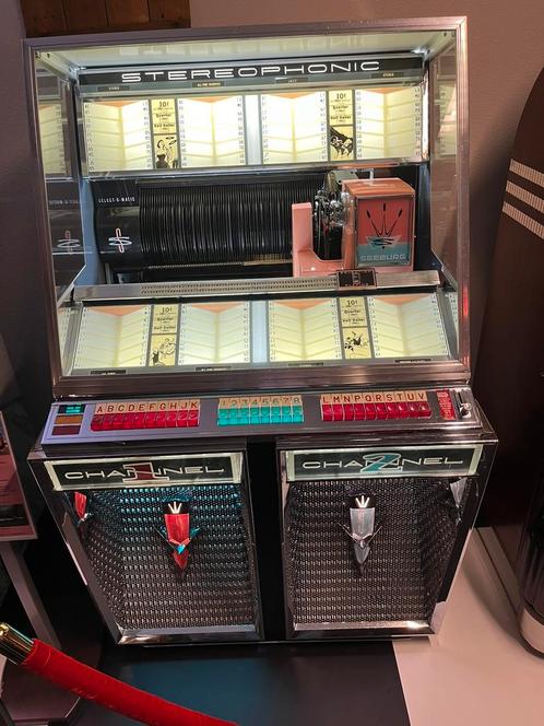 Wurlitzer,Ami,Seeburg,Rock Ola jukebox te koop !!, Verzamelen, Automaten | Jukeboxen, Gebruikt, Ami, 1950 tot 1960, Ophalen of Verzenden