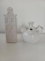 Tulpen en grachtenpandvaasje van Daan Kromhout, Antiek en Kunst, Ophalen of Verzenden