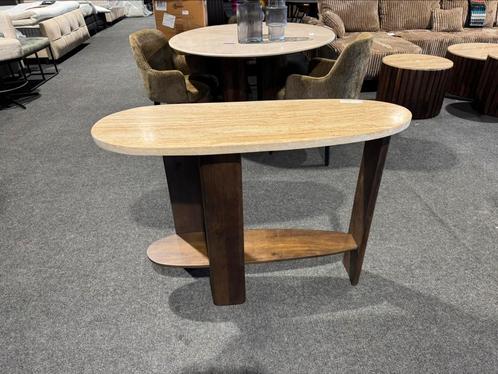 Sidetable marmer 30%korting - #meubelmepper Outlet, Huis en Inrichting, Tafels | Sidetables, Nieuw, 25 tot 50 cm, Rechthoekig