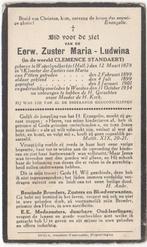 zr. C. Standaert 1878 Waterlandkerkje (Nl) + 1934 Woesten, Verzenden