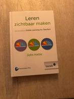 Leren zichtbaar maken - John Hattie, Boeken, Ophalen of Verzenden, Zo goed als nieuw, HBO