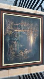 Landschap schilderij van I. Cafieri, Antiek en Kunst, Ophalen of Verzenden