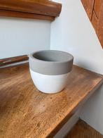 Bloempotje mini grijs, Tuin en Terras, Bloempotten, Rond, Ophalen of Verzenden, Zo goed als nieuw, Minder dan 40 cm