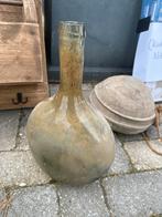 Oude Gistfles - landelijk stoer brocant, Antiek en Kunst, Antiek | Glas en Kristal, Ophalen of Verzenden
