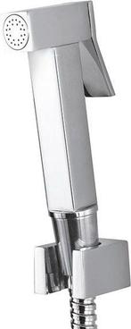 Bidet handdouche sproeier set met wandhouder chroom, Doe-het-zelf en Verbouw, Sanitair, Ophalen of Verzenden, Nieuw, Chroom, Toilet