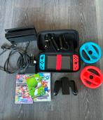 Nintendo Switch + 2 games + accessoires, Racen en Vliegen, Ophalen of Verzenden, Zo goed als nieuw, 3 spelers of meer