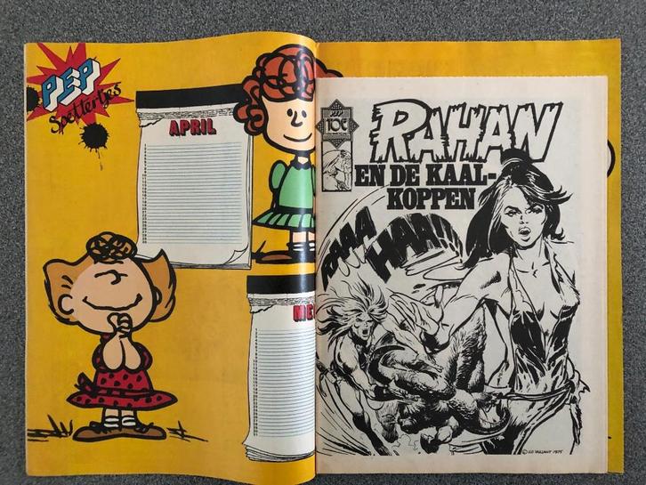 Weekblad Pep 1975 Nr 14, Boeken, Stripboeken, Gelezen, Eén stripboek, Ophalen of Verzenden