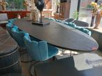 Nieuwe Richmond Interiors zwart eiken druppelvormige tafel, ., Nieuw, Ophalen of Verzenden, .