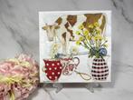Ambiente knutsel servetten - koe / melkkan / bloemen - 173, Hobby en Vrije tijd, Knutselen, Ophalen of Verzenden, Nieuw, Materiaal