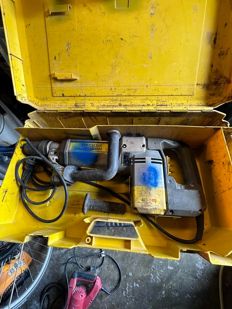 Wacker neuson sloophamer, Ophalen of Verzenden, Zo goed als nieuw, Boor- en/of Breekhamer