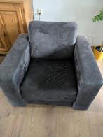 Zwarte stoffen fauteuil, gratis af te halen, Ophalen, Gebruikt