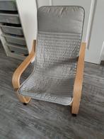 Ikea poang grijs kinderstoel/ fauteuil, Ophalen of Verzenden, Zo goed als nieuw, Grijs, Eén