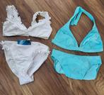 Twee bikini's, Ophalen, Zo goed als nieuw, Wit, Bikini
