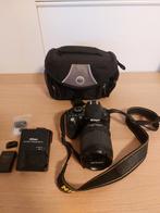 Nikon D3100 met Nikon DX VR AF-S NIKKOR 18-105mm lens, Audio, Tv en Foto, Fotocamera's Digitaal, Verzenden, Zo goed als nieuw