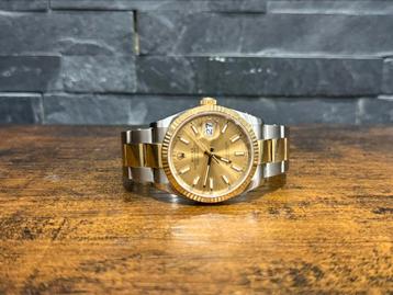 Rolex Datejust 36 Champagne 2020 (Fullset) beschikbaar voor biedingen