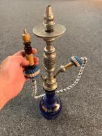 Grote Waterpijp Hoogte 58 cm kleur blauw, Ophalen of Verzenden, Zo goed als nieuw, (Water)pijp