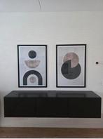 Ikea zwartbruin tv kast, Huis en Inrichting, Kasten | Televisiemeubels, Ophalen of Verzenden, Zo goed als nieuw, 25 tot 50 cm