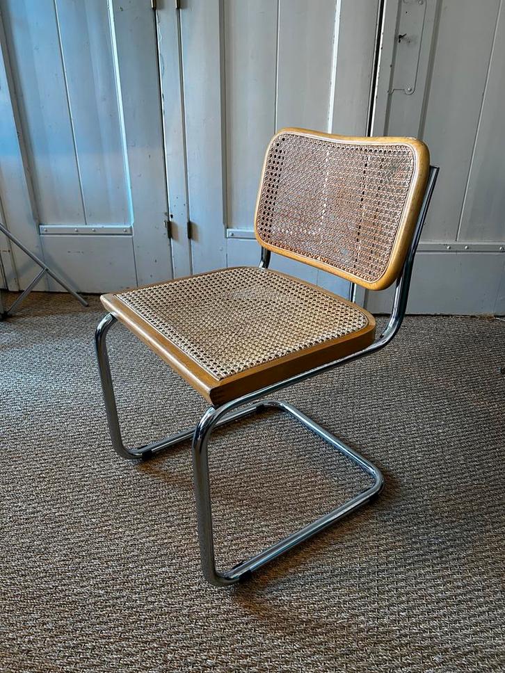 Vintage Cesca Stoel - Marcel Breuer Stijl, Antiek en Kunst, Antiek | Meubels | Stoelen en Banken, Ophalen of Verzenden