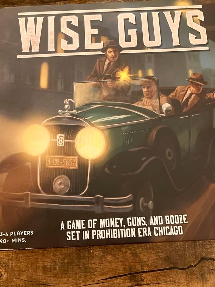 Wise Guys - Bordspel Chicago Gangs, Hobby en Vrije tijd, Gezelschapsspellen | Bordspellen, Zo goed als nieuw, Drie of vier spelers
