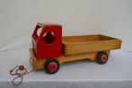 Nooitgedagt - houten vrachtwagen - jaren 60 NL, Antiek en Kunst, Antiek | Speelgoed, Ophalen
