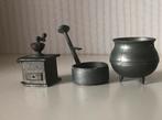 Tinnen miniatuur voor letterbak 3 stuks, Antiek en Kunst, Antiek | Tin, Ophalen of Verzenden