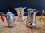 Guzzini Bialetti percolator espresso moka express cappuccino, 4 tot 10 kopjes, Afneembaar waterreservoir, Gebruikt, Ophalen of Verzenden