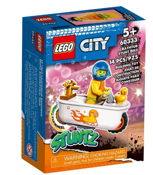 Lego City badkuip stuntmotor (60333) NIEUW, Kinderen en Baby's, Speelgoed | Duplo en Lego, Nieuw, Lego, Complete set, Ophalen of Verzenden